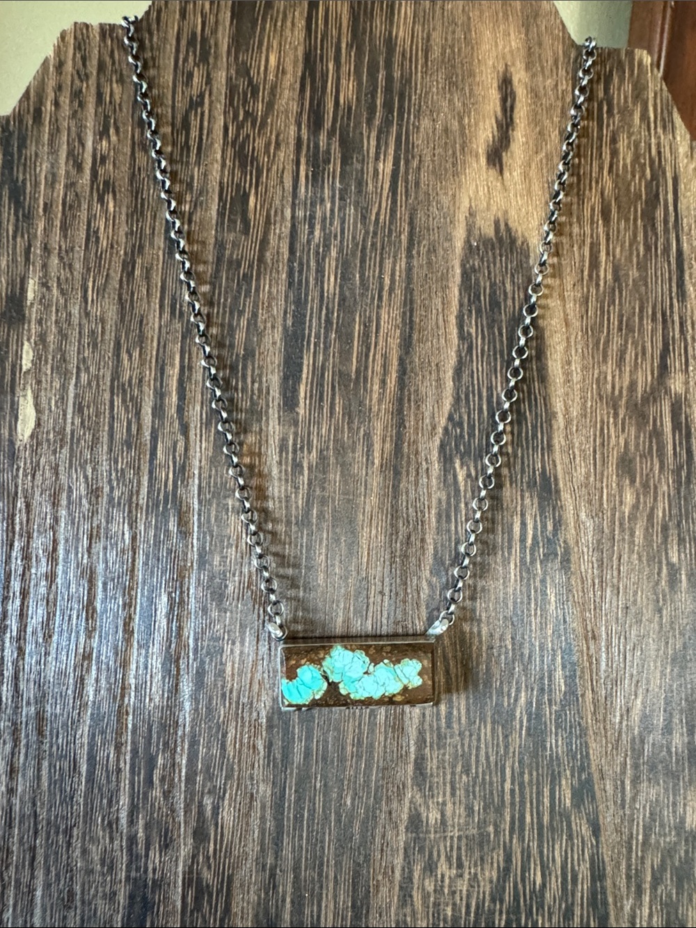 Native made Mine #8 Sterling Necklace
